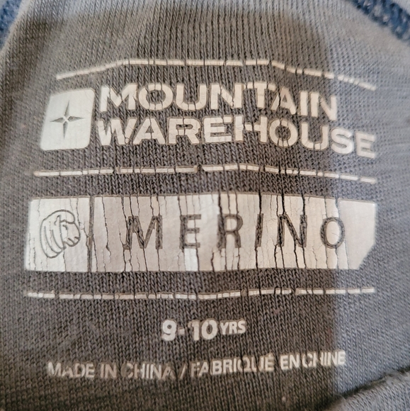 MOUNTAIN WAREHOUSE - Kids Merino Wool Base Layer, Size 9/10 - Picture 4 of 4